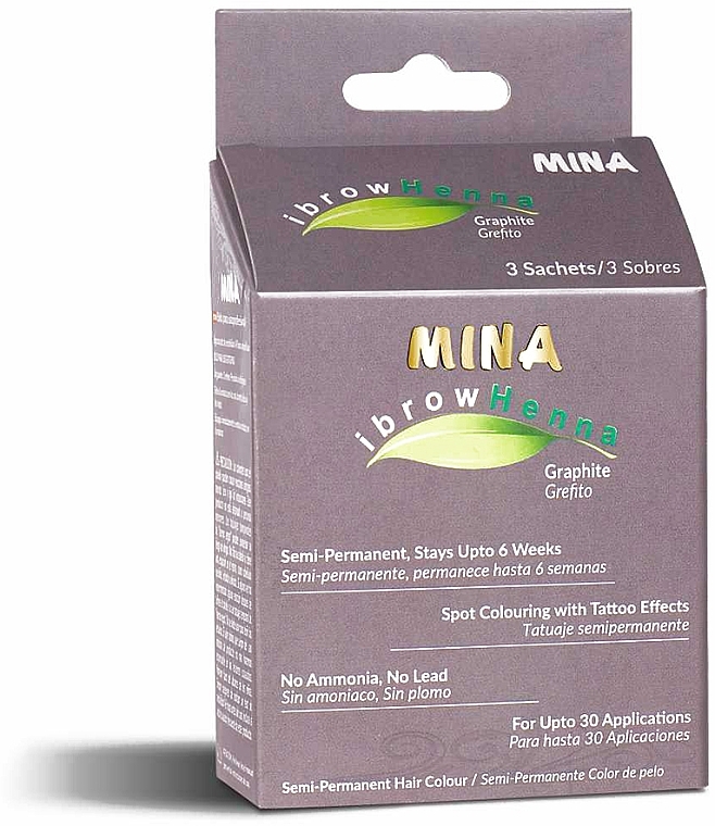 Хна для бровей - Mina Ibrow Henna — фото N1