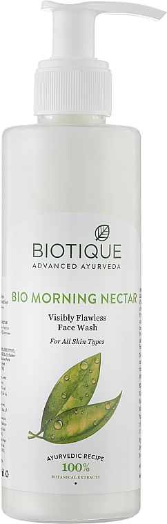 Відбілювальний скраб для обличчя - Biotique Bio Morning Nectar Whitening Scrub Face Wash — фото N1