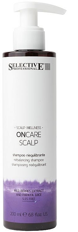 Шампунь для восстановления баланса жирной кожи головы - Selective Professional OnCare Scalp Rebalancing Shampoo — фото N1