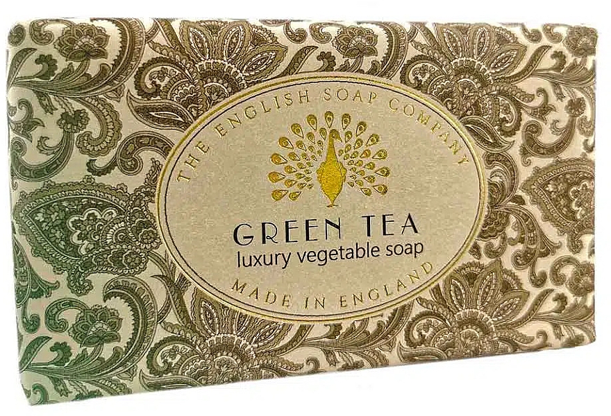 Мыло "Зеленый чай" - The English Soap Company Vintage Collection Green Tea Soap — фото N1