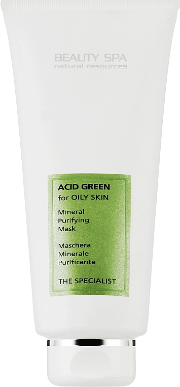 Лечебная маска "Ацид Грин 3 в 1" для жирной и проблемной кожи - Beauty Spa Purity Acid Green Mask — фото N1