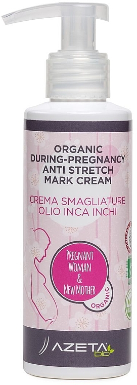 Органічний крем від розтяжок - Azeta Bio Organic During-Pregnancy Anti Stretch Mark Cream — фото N2
