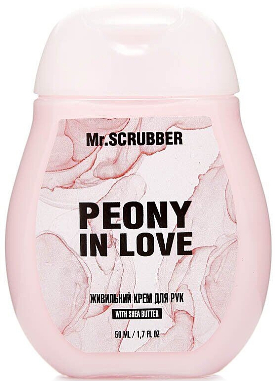 Питательный крем для рук - Mr.Scrubber Peony in Love With Shea Butter — фото N1