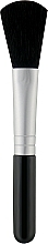 Пензель для макіяжу CS-165, чорний ворс 35 мм, ручка чорна + алюміній, довжина 127 мм - Cosmo Shop — фото N1