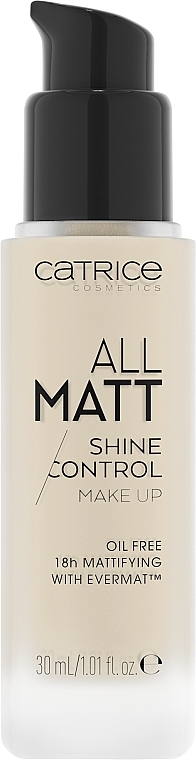 Тональна основа - Catrice All Matt Shine Control Make Up — фото N3