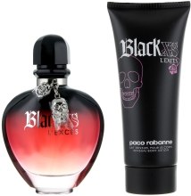 Духи, Парфюмерия, косметика Paco Rabanne Black XS L’Exces for Her - Набор (edp/80ml + b/l100ml)