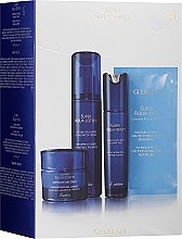 Духи, Парфюмерия, косметика Набор - Guerlain Set Super Aqua Coffret Trilogie (f/cr/50ml + lot/150ml + f/ser/50ml + f/mask/pcs)