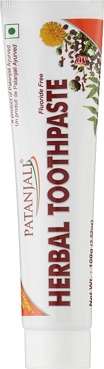 Зубна паста "Трав'яна" - Patanjali Herbal Toothpaste — фото N1