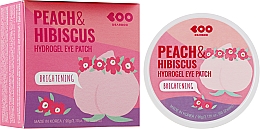 Гидрогелевые патчи с экстрактами персика и гибискуса - Dearboo Peach & Hibiscus Hydrogel Eye Patch — фото N1