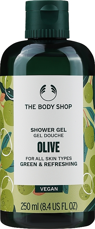 Гель для душа "Оливка" - The Body Shop Olive Shower Gel  — фото N2