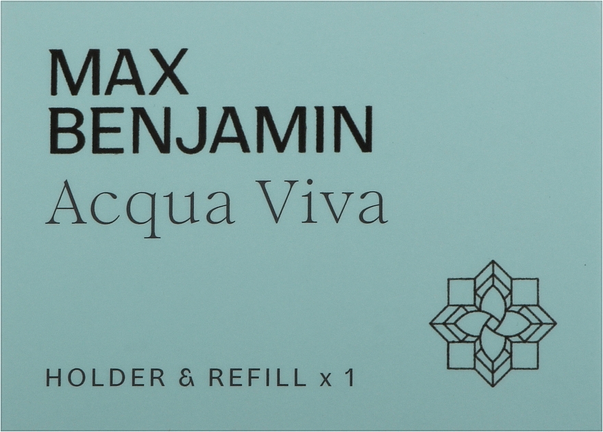 Ароматизатор для автомобиля - Max Benjamin Car Fragrance Acqua Viva — фото N2