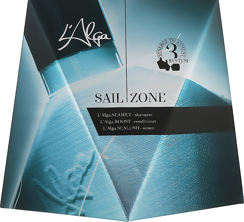 Набір - L'Alga Sailzone (shm/250ml + cond/250ml + ser/100ml) — фото N1