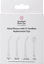 Сменные насадки для ирригатора - Spotlight Oral Care Water Flosser With UV Steriliser Replacement Tips — фото N1