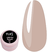 Духи, Парфюмерия, косметика Гель для наращивания ногтей - Tufi Profi Led Gel 003 Sunset