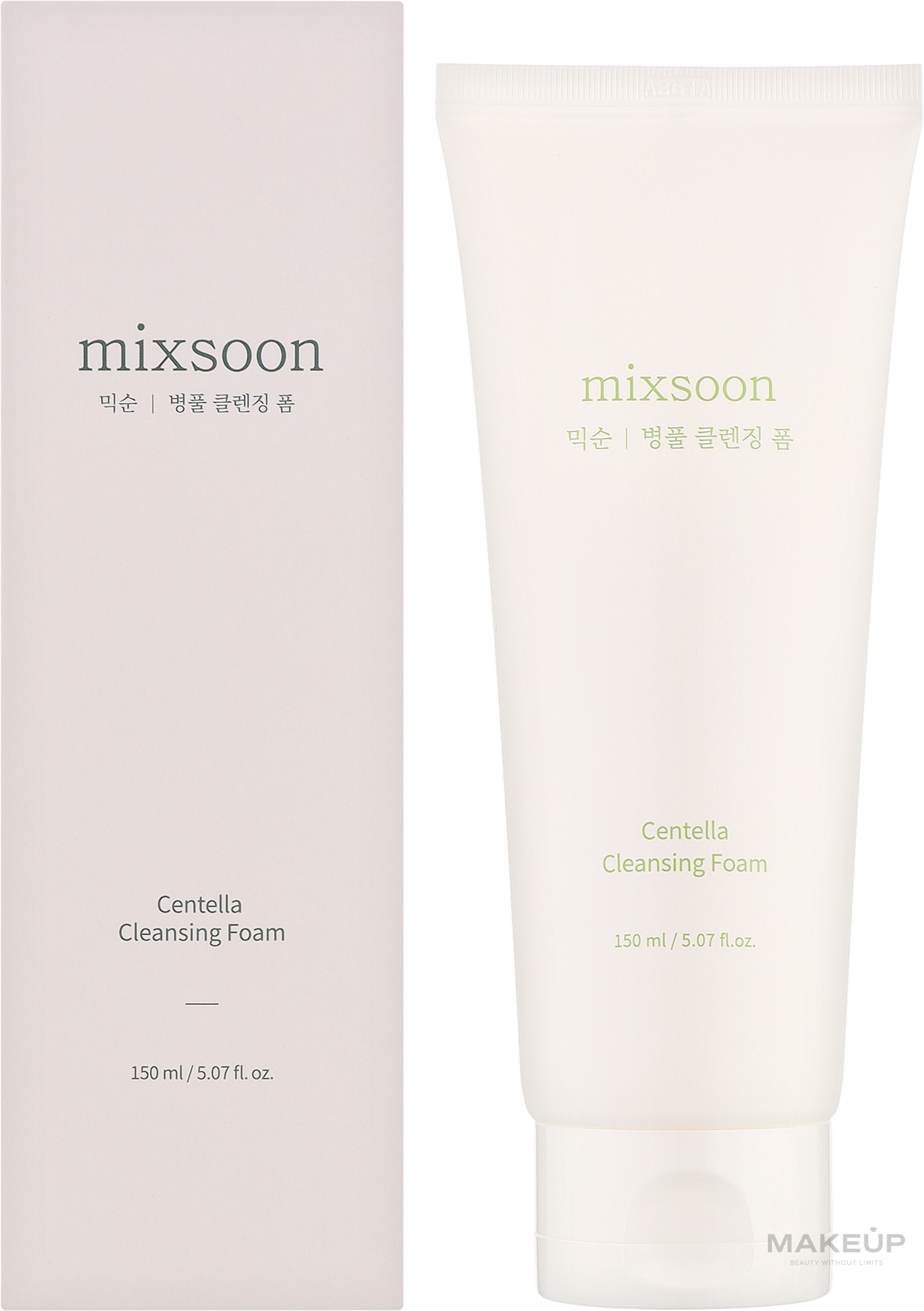 Слабокислотная пенка для проблемной кожи - Mixsoon Centella Cleansing Foam — фото 150ml