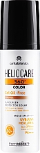 Парфумерія, косметика Сонцезахисний гель з тоном на водній основі - Heliocare 360 Gel Oil Free Color Spf 50