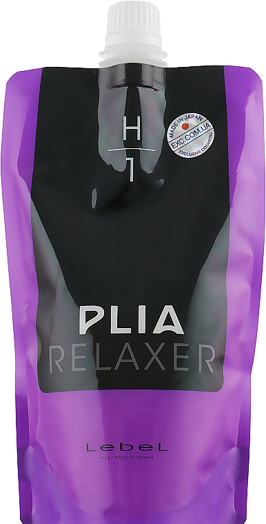 Крем для сенсорного випрямлення волосся, крок 1 - Lebel Plia Relaxer H1 — фото N1