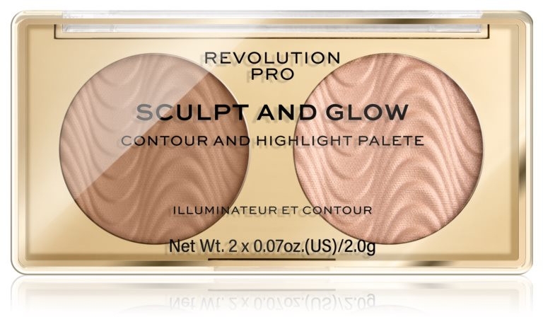 Контурная палетка для лица - Revolution Pro Sculpt And Glow