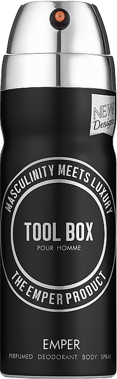 Emper Tool Box Pour Homme Perfumed Deodorant Body Spray - Парфумований дезодорант-спрей для тіла — фото N1