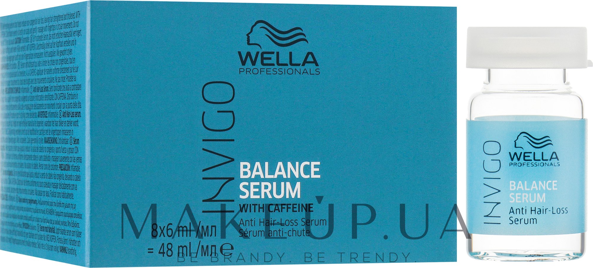 Сыворотка против выпадения волос - Wella Professionals Balance Anti Hair Loss Serum — фото 8x6ml