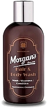 Духи, Парфюмерия, косметика Шампунь 3 в 1 - Morgan's Hair & Body Wash