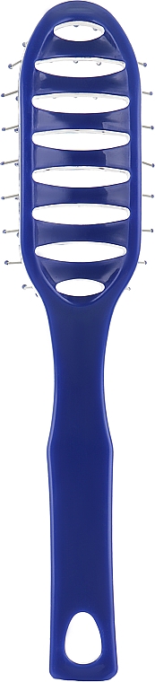 Антистатическая расческа для укладки PM-5035, синяя - QPI Professional — фото N2