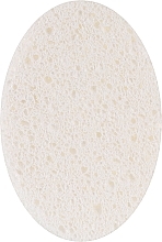 Парфумерія, косметика Спонж для вмивання "Овал", 7,5х10,5 см, білий - QPI