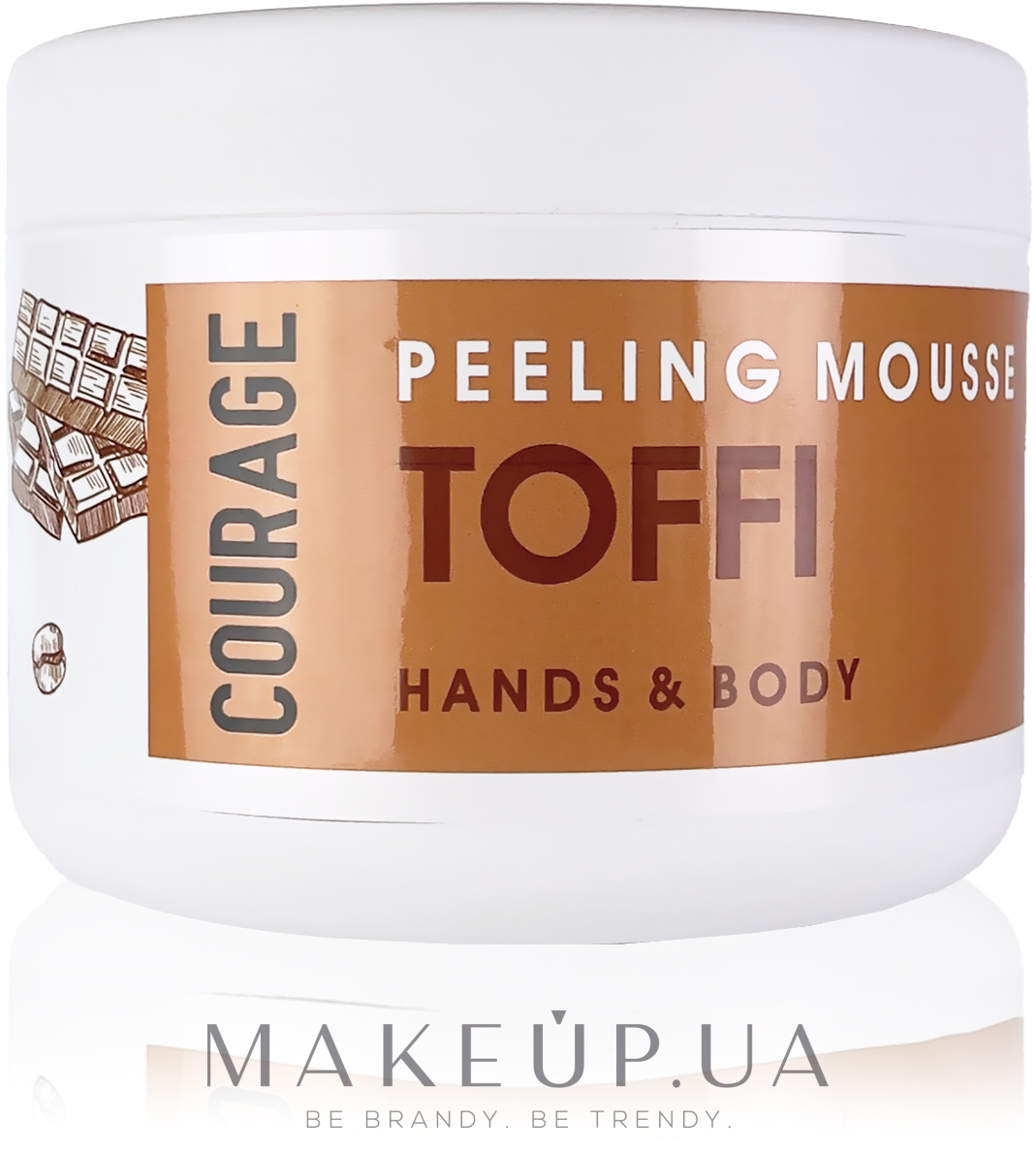 Пілінг-мус для тіла "Тофі" - Courage Hands&Body Toffi Peeling Mousse — фото 300ml