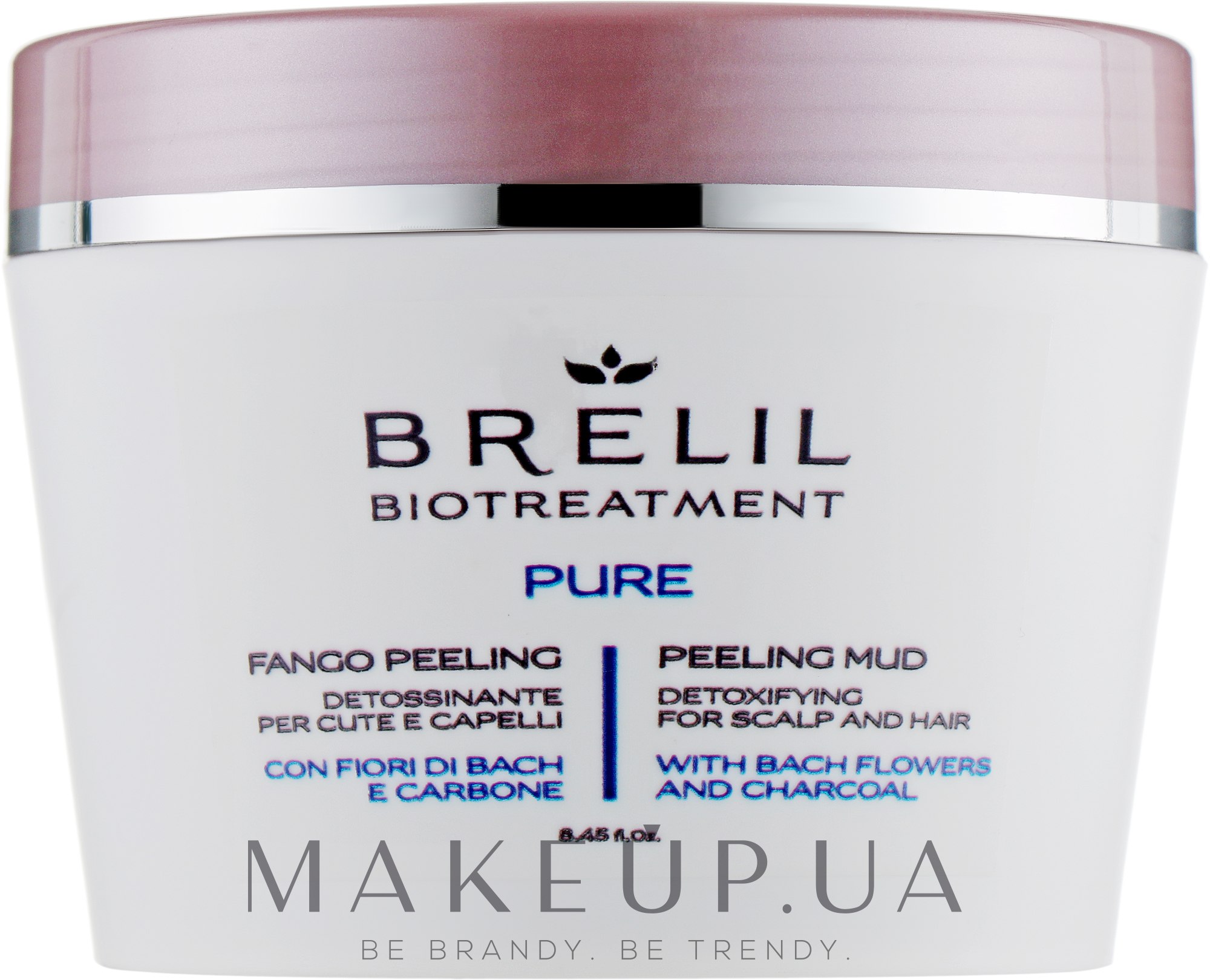 Очищающий грязевой пилинг для волос - Brelil Bio Traitement Pure Peeling Mud — фото 250ml
