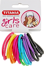 Парфумерія, косметика Еластичний затискач для волосся, 20 шт, різнокольорові - Titania Girls Care