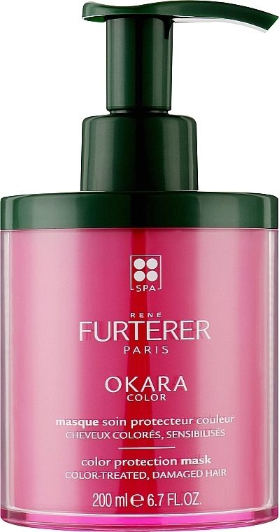 Маска для фарбованого та пошкодженого волосся - Rene Furterer Okara Color Protection Mask — фото N1
