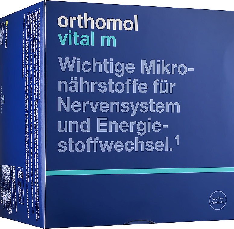Вітаміни, гранули + капсули + таблетки (30 днів) - Orthomol Vital M — фото N1