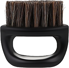 Щітка для змітання волосся з ручкою, чорна - Cosmo Shop Barber PRO Finger Brush Black — фото N1