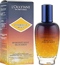 Ночной эликсир для лица - L'Occitane Immortelle Overnight Reset Oil-In-Serum — фото N8