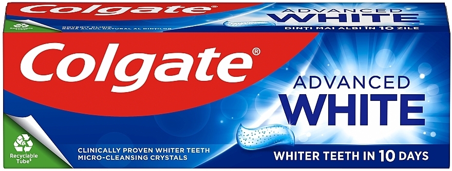 Зубна паста "Комплексне відбілювання за 10 днів" - Colgate Advanced White — фото N3