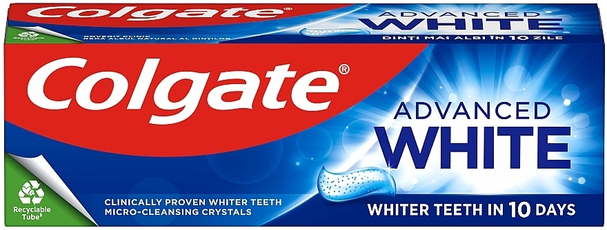 Зубная паста "Комплексное отбеливание за 10 дней" - Colgate Advanced White  — фото N3