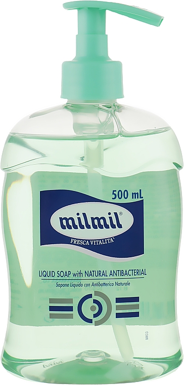 Жидкое мыло "Антибактериальное" с дозатором - Mil Mil — фото N1