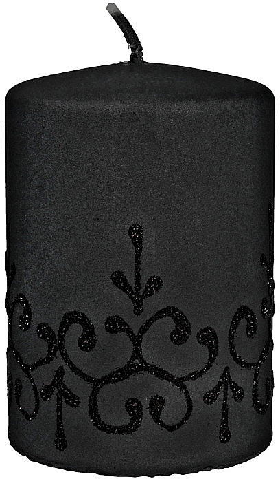 Декоративная свеча "Тиффани", 7x10 см, черная - Artman Tiffany Candle — фото N1
