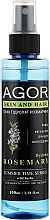 Тонік "Гідролат розмарину" - Agor Summer Time Skin And Hair Tonic — фото N1