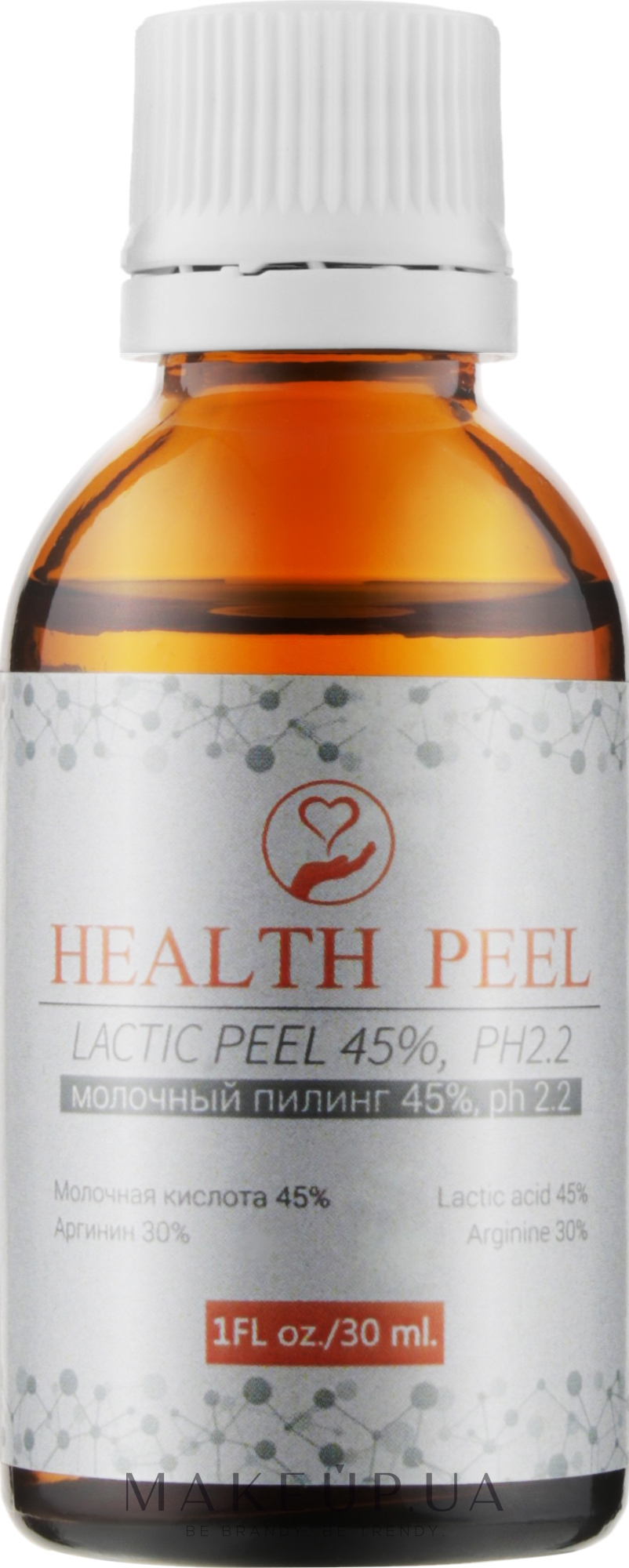 Молочный пилинг - Health Peel Lactic Peel 45%, рН 2.2 — фото 30ml