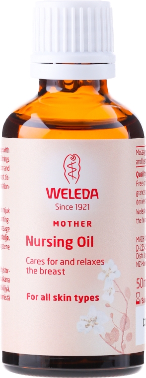 Живильна олія для грудей у період лактації - Weleda Mother Nursing Oil — фото N2