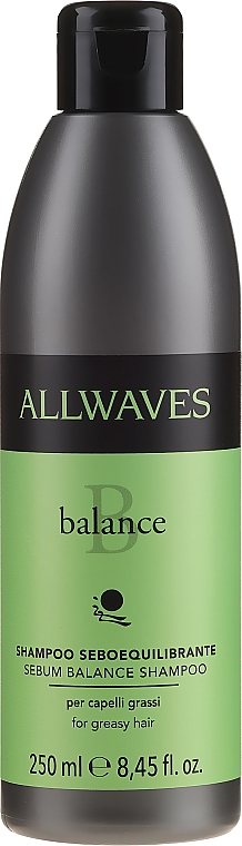 Шампунь для жирных волос - Allwaves Balance Sebum Balancing Shampoo
