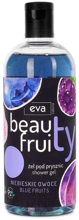 Гель для душу "Сині фрукти" - Eva Natura Beauty Fruity Blue Fruits Shower Gel — фото N1