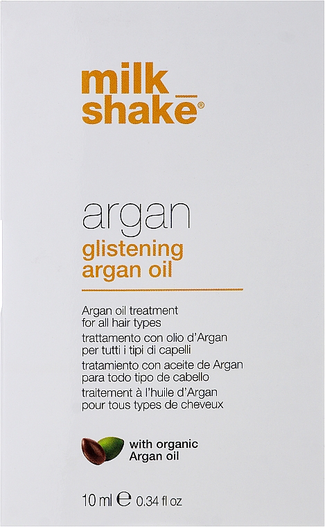 Аргановое масло для глубокого восстановления и блеска волос - Milk_Shake Argan Glistening Argan Oil