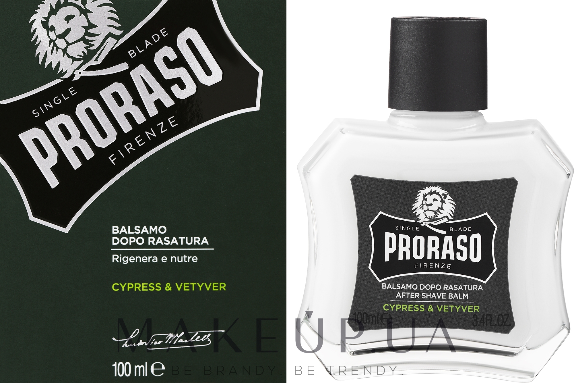 Бальзам після гоління - Proraso Cypress & Vetyver After Shave Balm — фото 100ml