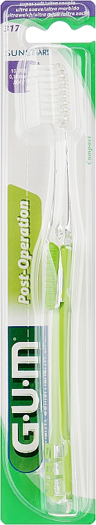 Післяопераційна зубна щітка, суперм'яка, салатова - G.U.M Post Surgical Toothbrush — фото N1