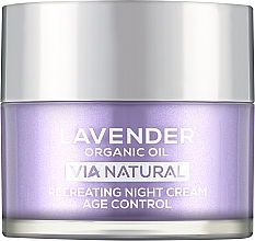 Парфумерія, косметика Відновлювальний нічний крем для обличчя - BioFresh Via Natural Lavender Organic Oil Recreating Night Cream Age Control