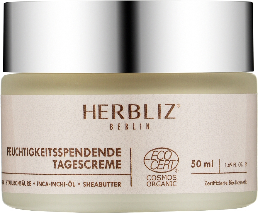 Зволожуючий денний крем для обличчя - Herbliz Hydrating Day Cream