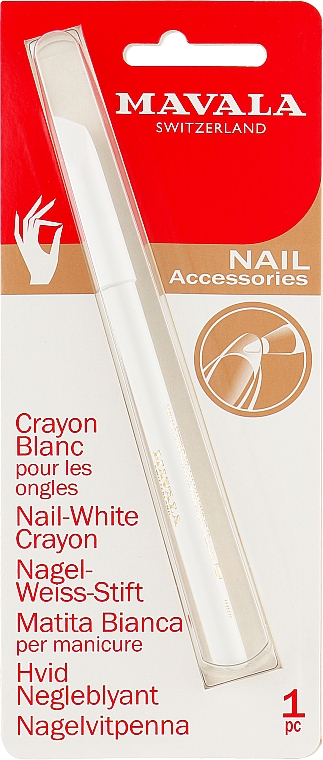 Белый карандаш для ногтей - Mavala Nail-White Crayon