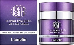Крем для обличчя з ретинолом і бакучіолом проти зморщок - Lamelin Retinol Bakuchiol Wrinkle Cream — фото N2